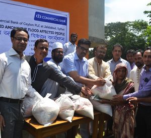 Commercial Bank of Ceylon PLC Distributed Relief