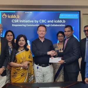 Commercial Bank of Ceylon’s CSR with icddrb